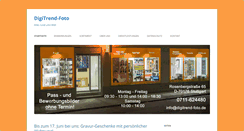 Desktop Screenshot of digitrend-foto.de